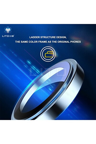 Lito Φιλμ κάμερας για iPhone 13 Pro / 13 Pro Max, Προστατευτικό γυαλιού κάμερας S+, Διαφανές