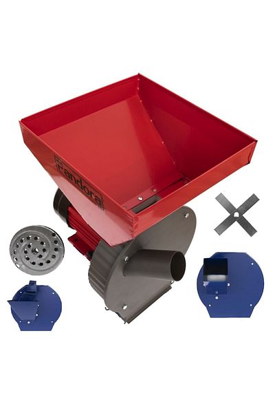 Pandora Moara cereale, fructe si lucerna (4 IN 1), 3.5KW, 250kg/ora, PANDORA, 100% Cupru, Uruiala cu ciocane