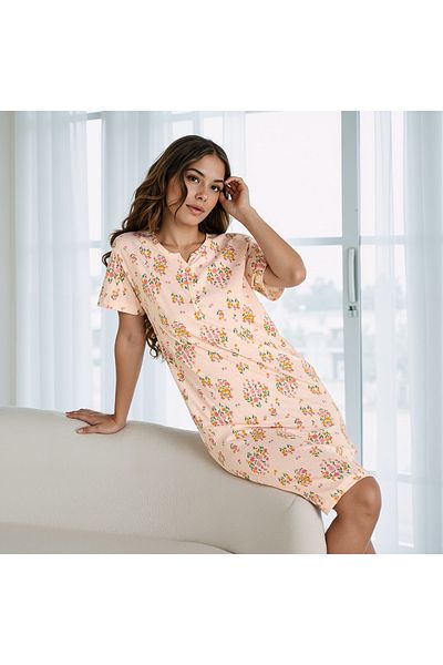 FAV Floral Printed Night Dress