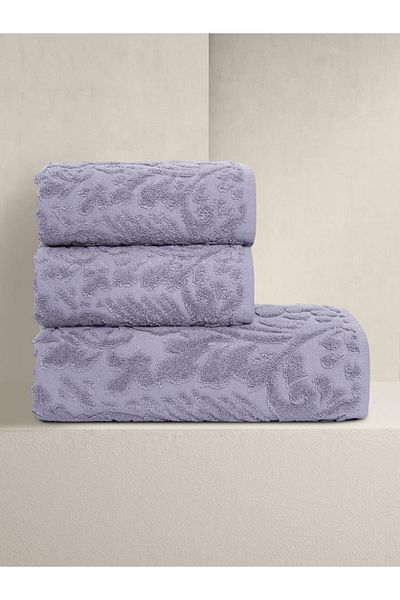 Karna Home Matilda Jacquard Cotton Towel Set Colorful Options 70X140