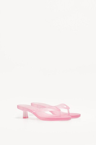 Bershka Jelly heeled sandals