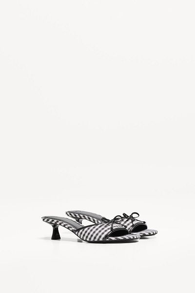 Bershka Kitten heel mule sandals