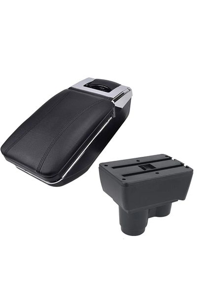 AVR AVR® armrest for Dacia Duster 2 II (10.2017-2024) model 6H, black, eco-leather