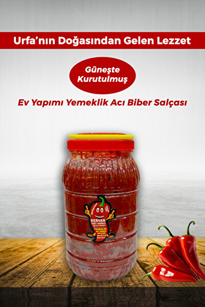 KERVAN İSOT SARAYI Yemeklik Ev Yapımı Acı Biber Salçası 3 KG