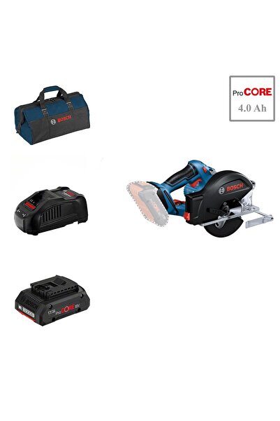 Bosch GKM 18V-50 1X4 Ah Procore Akülü Daire Testere Bez Çantalı