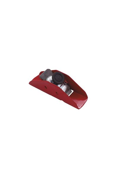 flores Small metal plane, red, Length 140 mm, Width 40 mm, Blade width 35 mm