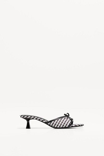 Bershka Kitten heel mule sandals