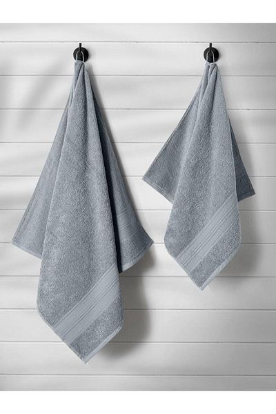Karna Home Karna Solid Cotton Towel Set 70X140