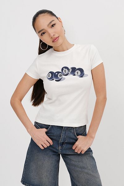 Addax Crew Neck Printed T-Shirt P10472
