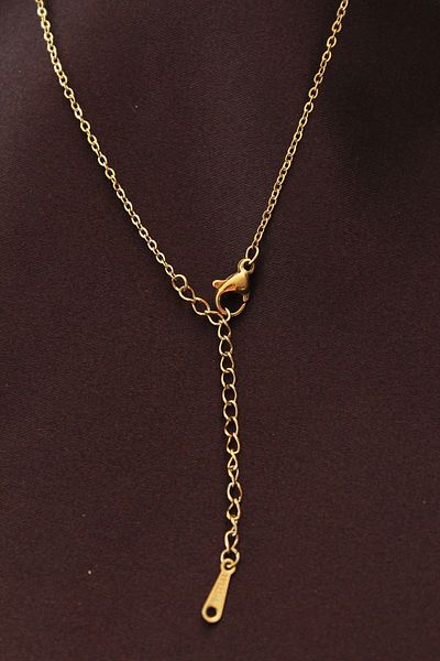 Clariss Steel 3-Color Minimal 3-Piece Heart Necklace