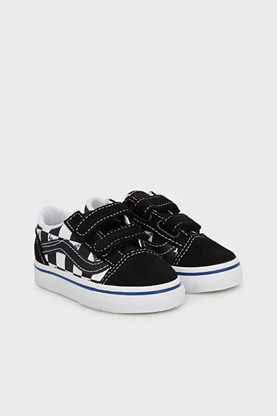 Vans Old skool v striped children's shoes colorful