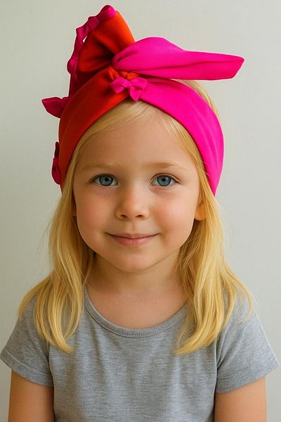Bukiro Children's Wire Bandana Children's Hair Band Children's Hair Band with Rekli