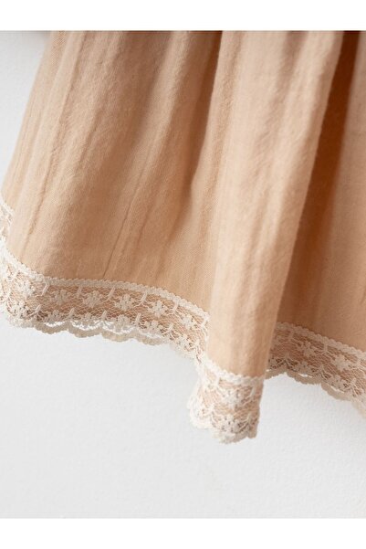 Cherrys Bebek Bebe Yakalı Müslin Elbise