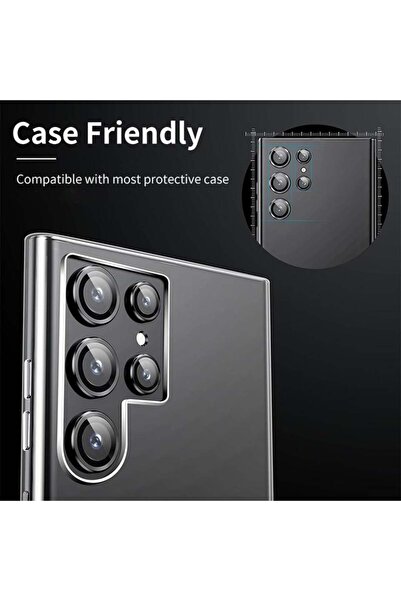 Lito Φιλμ κάμερας για Samsung Galaxy S25 Ultra, Προστατευτικό γυαλιού κάμερας S+, Διαφανές