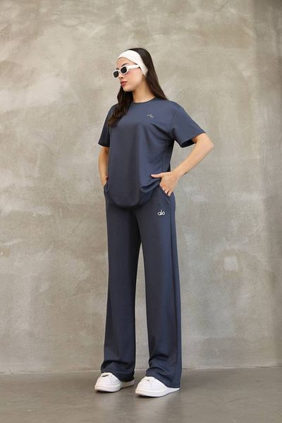 BUTİK1AVM Modal Short Sleeve Casual A,O Double Suit Burgundy Blue Smoked Cream Colors
