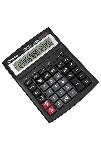 Canon Desktop calculator 16 Digits, Canon WS1610T, 198 x 150 x 38 mm, black
