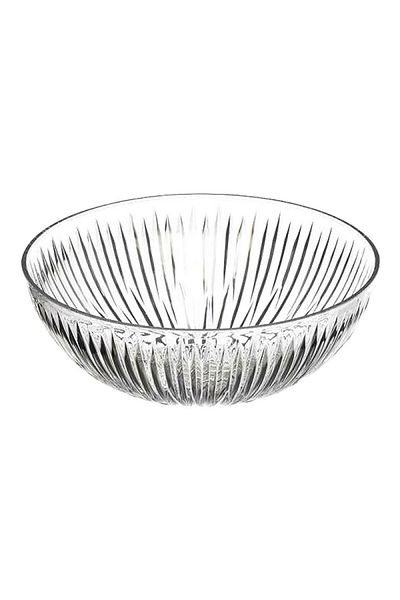 ARROW Crystal Cut Design Contemporary Polystyrene Starburst Bowl