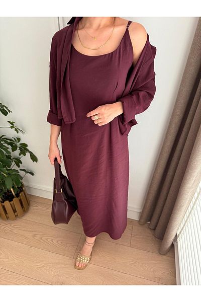 TB Butik Cămașă cu bretele reglabile, modal, - Costum de rochie „Slim Fit”