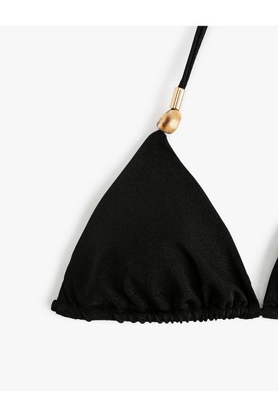 Koton Triangle Bikini Top with Accessories
