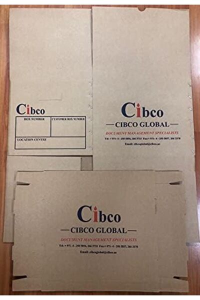 Cibco مجموعة من 5 صناديق - صندوق تخزين ملفات A4/صندوق تخزين مستندات/صندوق أرشيف/صندوق شحن/صندوق تخزين