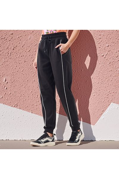 Kappa Kappa Contrast Piping Detail Joggers with Drawstring Closure