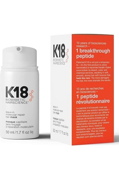 K18 Leave-in Molecular Repair Hair Mask 50ml – Damage Repair For Bleached, Dry & Color-treated Hair