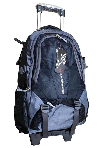 MASTER PACK Mountain Climber Travel Backpack with Wheel and Wheel Laptop Compartment