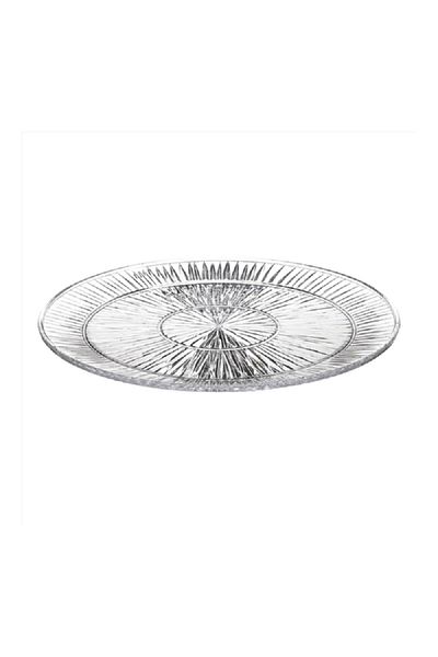 ARROW Crystal Cut Design Contemporary Polystyrene Starburst Tray