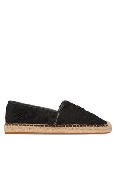 Karl Lagerfeld Women's Espadrilles black KARL LAGERFELD-KL80121A M00 BLACK MESH