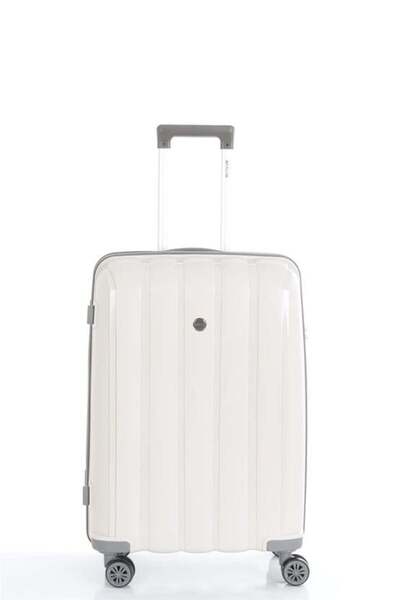 MÇS Mçs V305 Ultra Hafif Plastik Materyal Polipropilen Büyük Boy Valiz- Kemik...