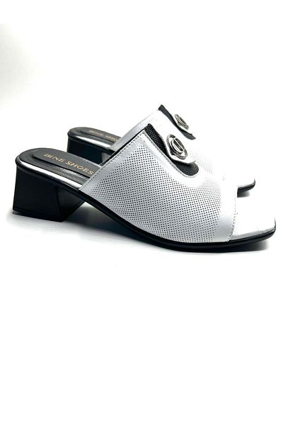 NEWGÜLTEKİN Genuine Leather Comfortable Fit Lightweight Sole Very Stylish Slippers Sabo