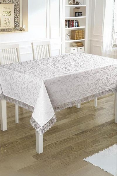 Karna Home Dortken Laced Tablecloth