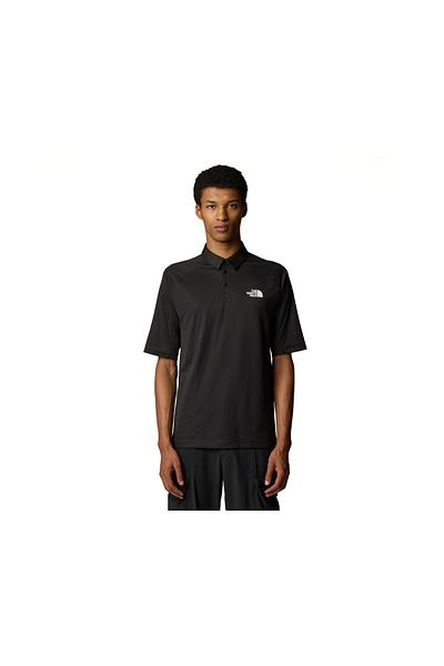 THE NORTH FACE M Packable Ss Polo Men's Casual Polo Neck T-Shirt Nf0A883Kjk31 Black
