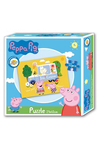 Peppa Pig Puzzle, Javoli, Peppa Pig, 50 pieces, +3 years, 40 x 29 cm, Multicolor