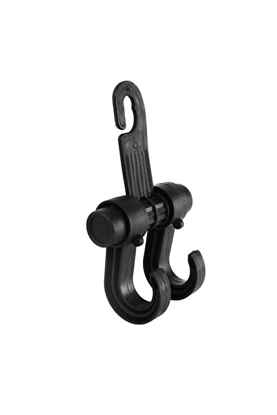 Aptel Cuier auto, 2 carlige, plastic, negru