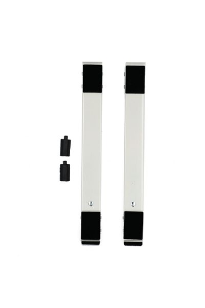 HONEYBEE Adjustable Appliance Roller Set Silver and Black