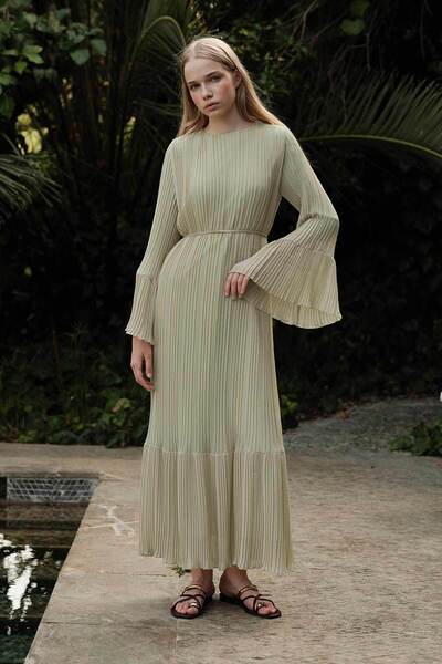 Hooopstore Άνετο φόρεμα φασκόμηλο με λεπτομέρεια