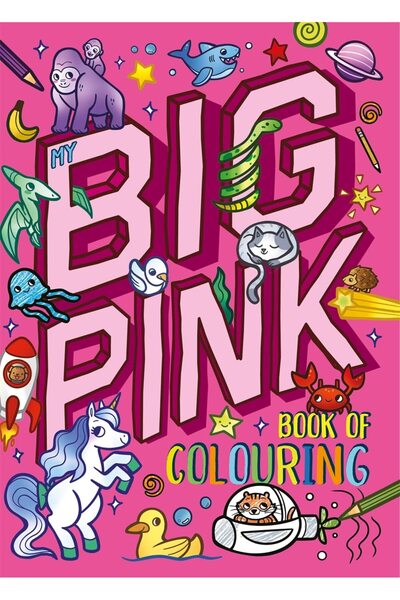 Igloo Books Ltd كتابي الوردي الكبير للتلوين