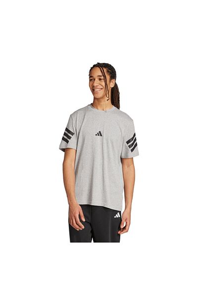adidas JW4785-E adidas M Fi 3S Reg T Ανδρικό μπλουζάκι γκρι