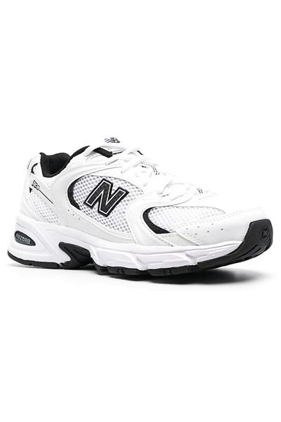 New Balance 530 Low-Top Sneakers – White/Black – Classic Style with Chunky Rubber Sole