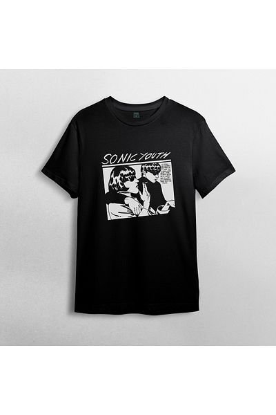 Pixxa Sonic Youth Unisex 100% Cotton Crew Neck T-Shirt Model 2