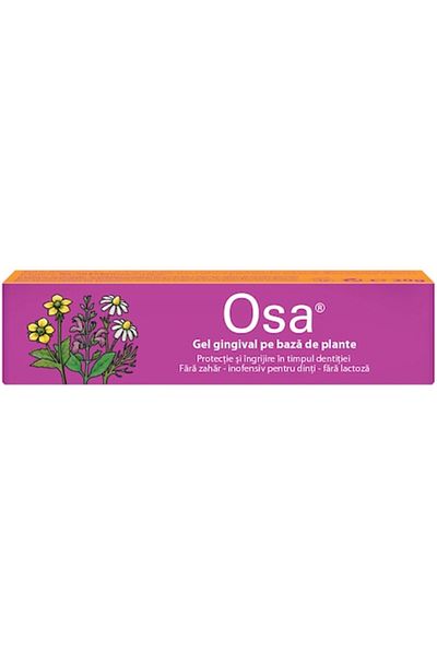 OSA Gel gingival pe baza de plante, Osa, 20g