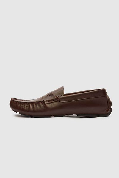 Twn Καφέ Δερμάτινα Παπούτσια Loafer