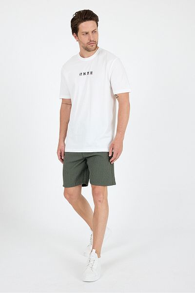 Rodi Men's 100% Cotton Crew Neck Short Sleeve Printed T-Shirt Comfortable and Stylish Casual T-Shirt 0106