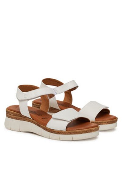 Tamaris Women's Espadrilles white TAMARIS-1-28220-44 117 WHITE LEATHER