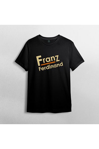 Pixxa Franz Ferdinand 100% Cotton Crew Neck T-Shirt Model 1