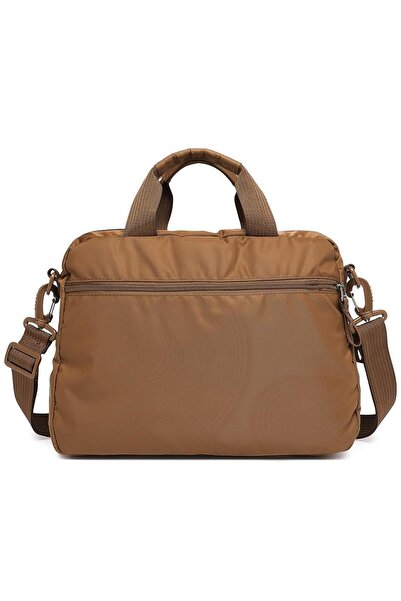 SMART BAGS Μαλακό ύφασμα Unisex Χαρτοφύλακας και Τσάντα Laptop 8724 - Camel