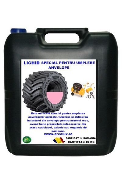ARCA LUX Lichid special pentru umplere anvelope, Arca Lux, Canistra 20 Kg
