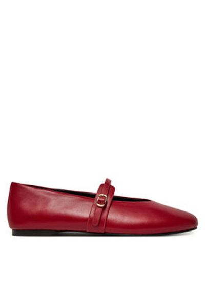 Steve Madden Women's Ballerinas red STEVE MADDEN-SM11003565 607 RED LEATHER