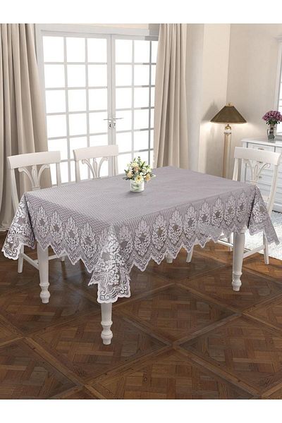 Karna Home Tablecloth Lace Marion Quadrilateral